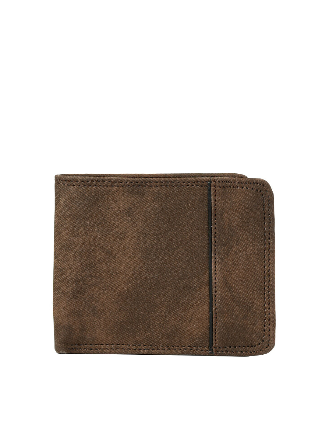 Kastner Men Woven Design PU Two Fold Wallet