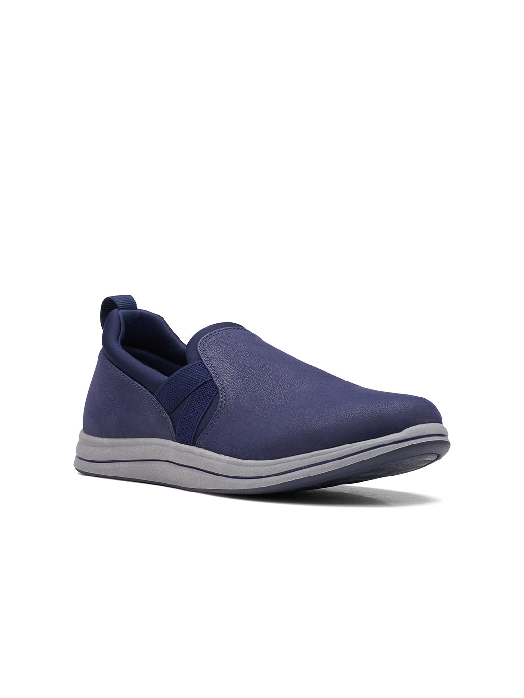 Clarks Women Navy Blue Slip-On Sneakers