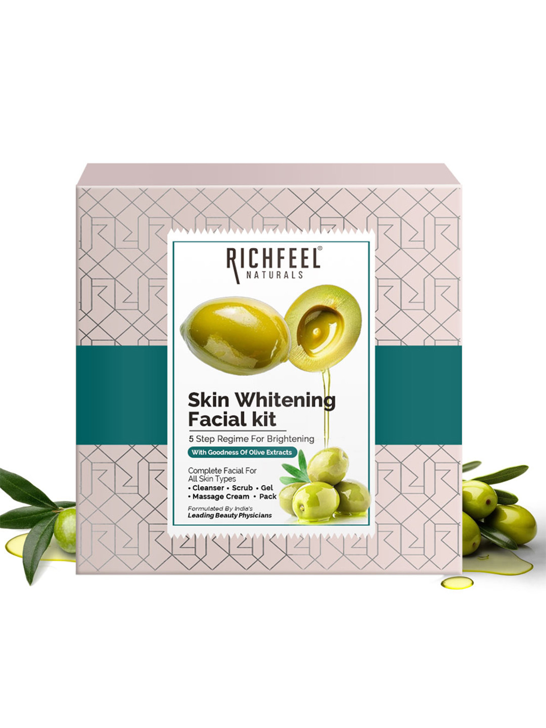 Richfeel  Skin Whitening Facial Kit 5x6g