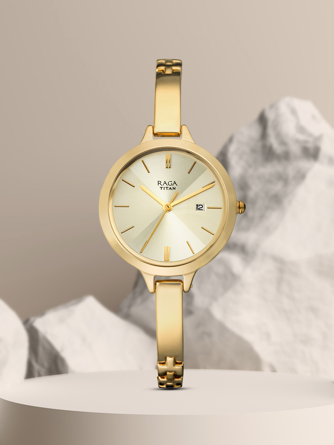 Titan Raga Viva Women Beige Analogue watch NL2578YM01