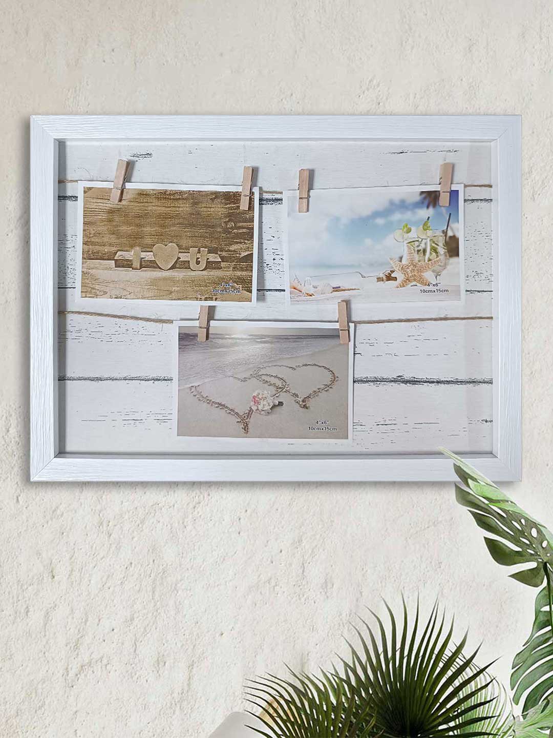 Art Street White Solid Hanging Photo Frame