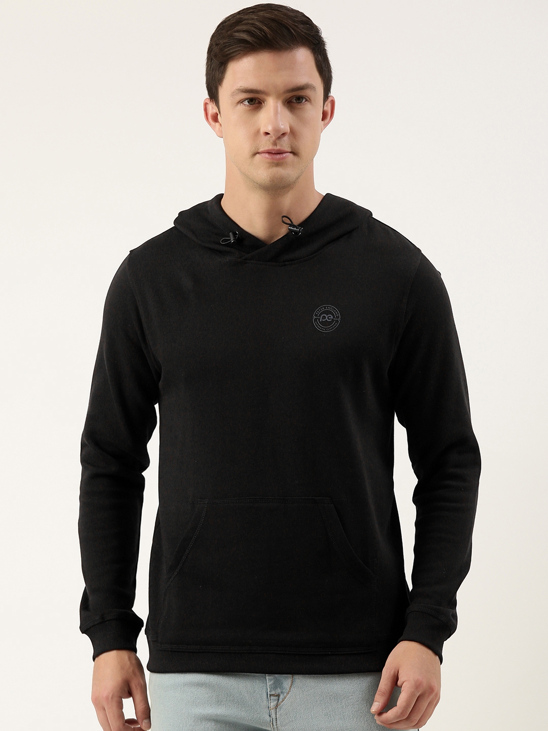 Peter england sweatshirt black sale