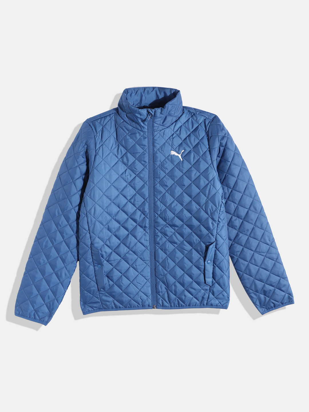 Puma Boys Stand Collar Quilted Regular Fit Jacket