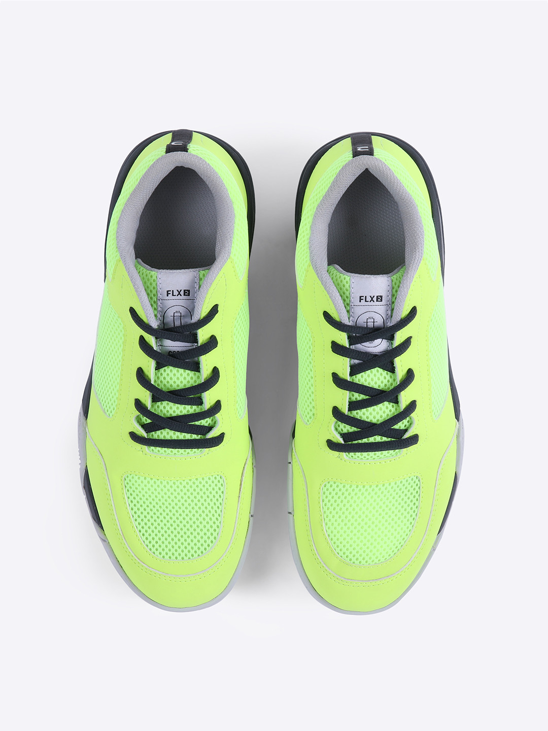 Decathlon FLX - Men Lime Green Rubber Stud Shock Absorbing Cricket Shoes