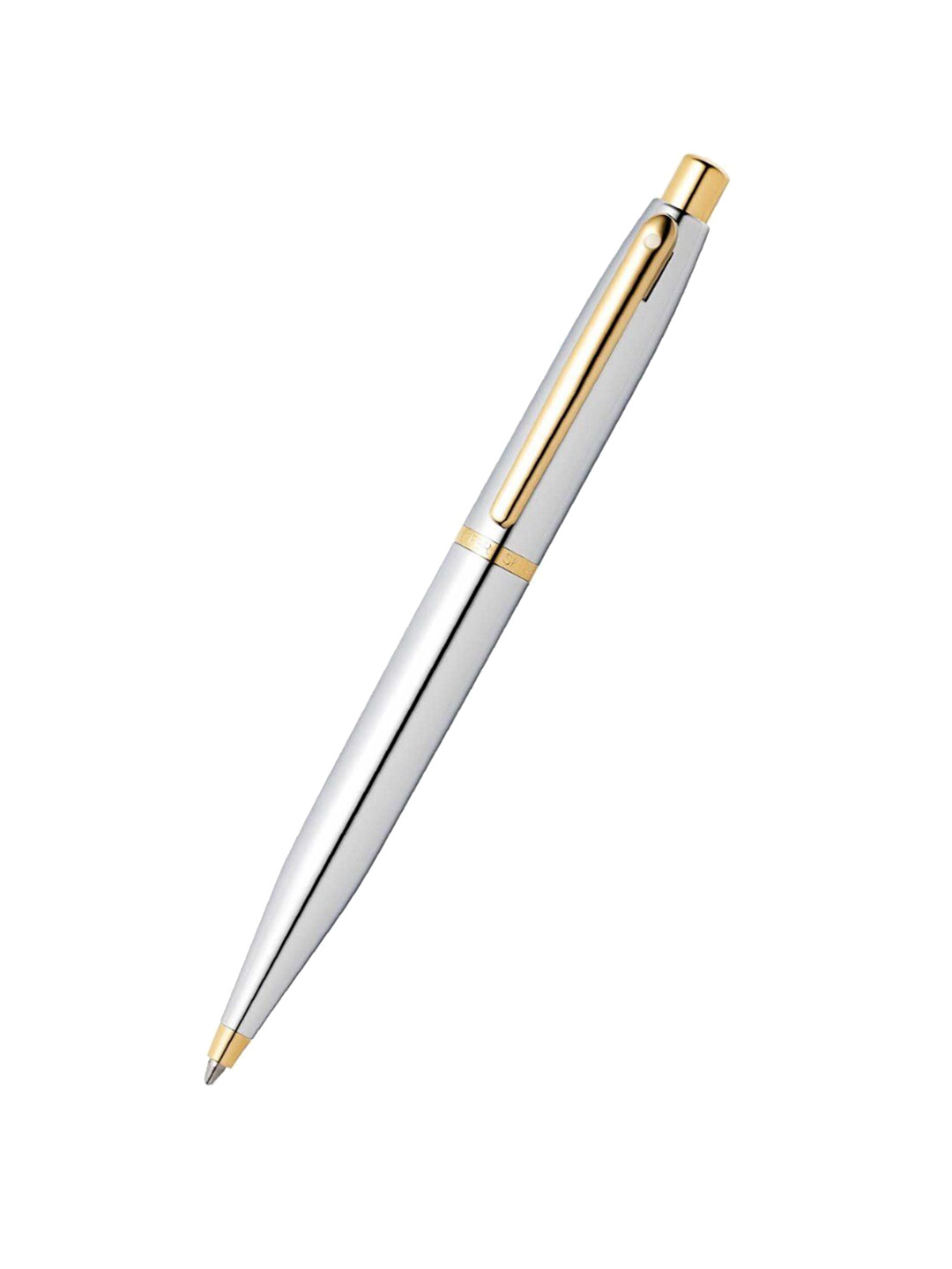 Sheaffer Chrome with Gold Trim E9422 VFM Ballpoint Pen