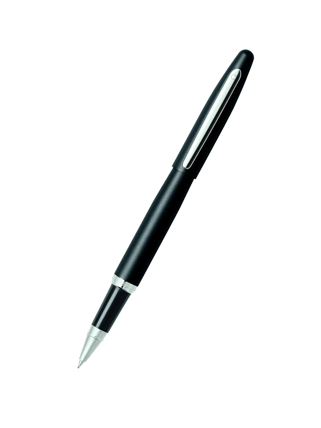 Sheaffer Matte Black Chrome Plated Trim E9405 VFM Rollerball Pen
