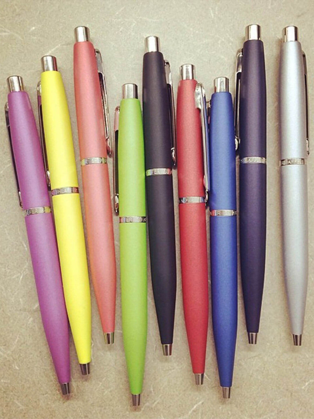 Sheaffer Excessive Red Chrome Trim E9403 VFM Ballpoint Pen