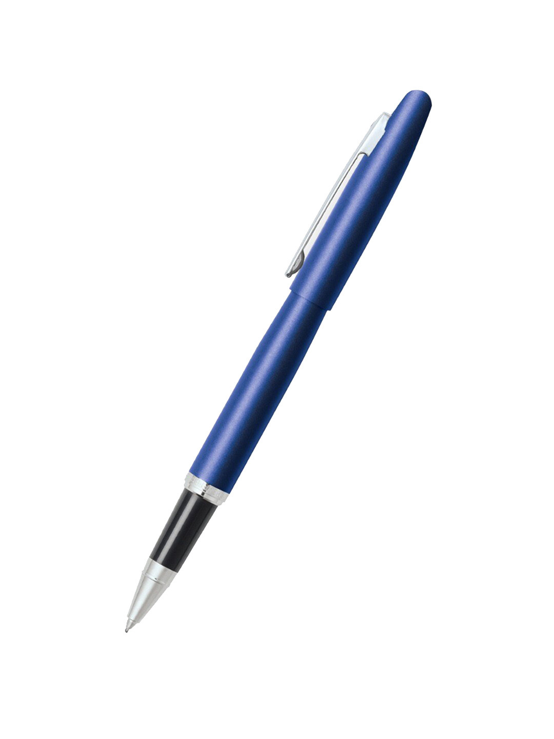 Sheaffer Neon Blue Chrome Plated Trim E9401 VFM Rollerball Pen
