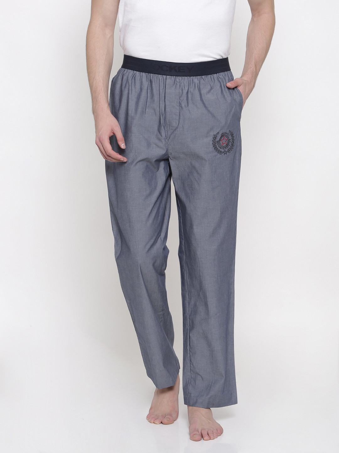 Pyjamas Jockey Night Suit Men Buy Jockey Dark Blue Checks Regular