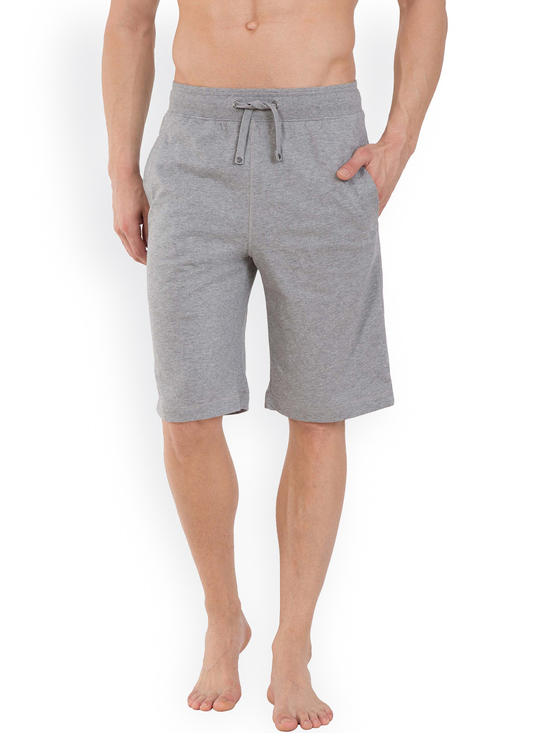 Buy Jockey Men Grey Melange Solid 