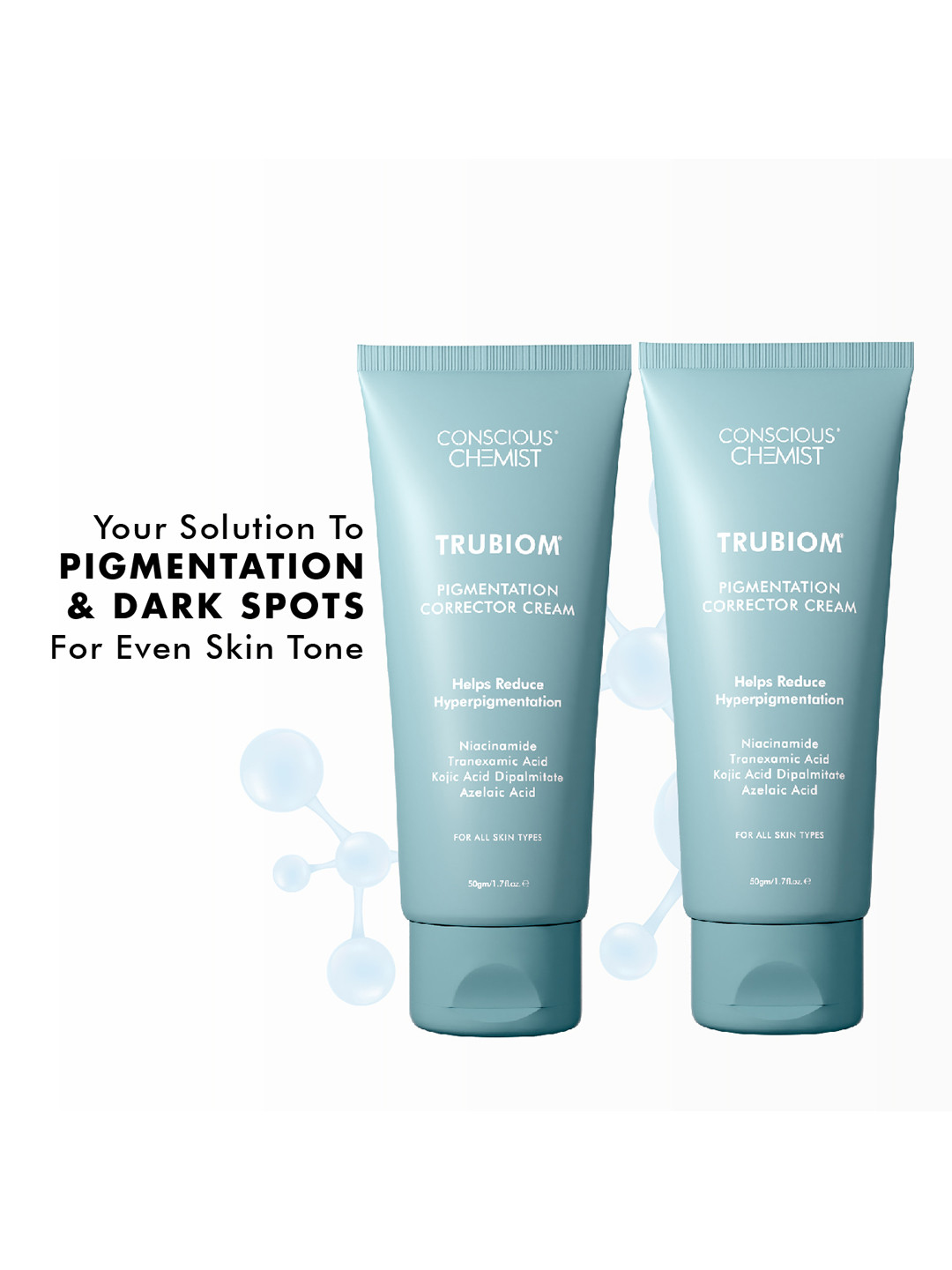 Conscious Chemist Set of 2 Pigmentation Corrector Moisturiser for Dark Spots Removal