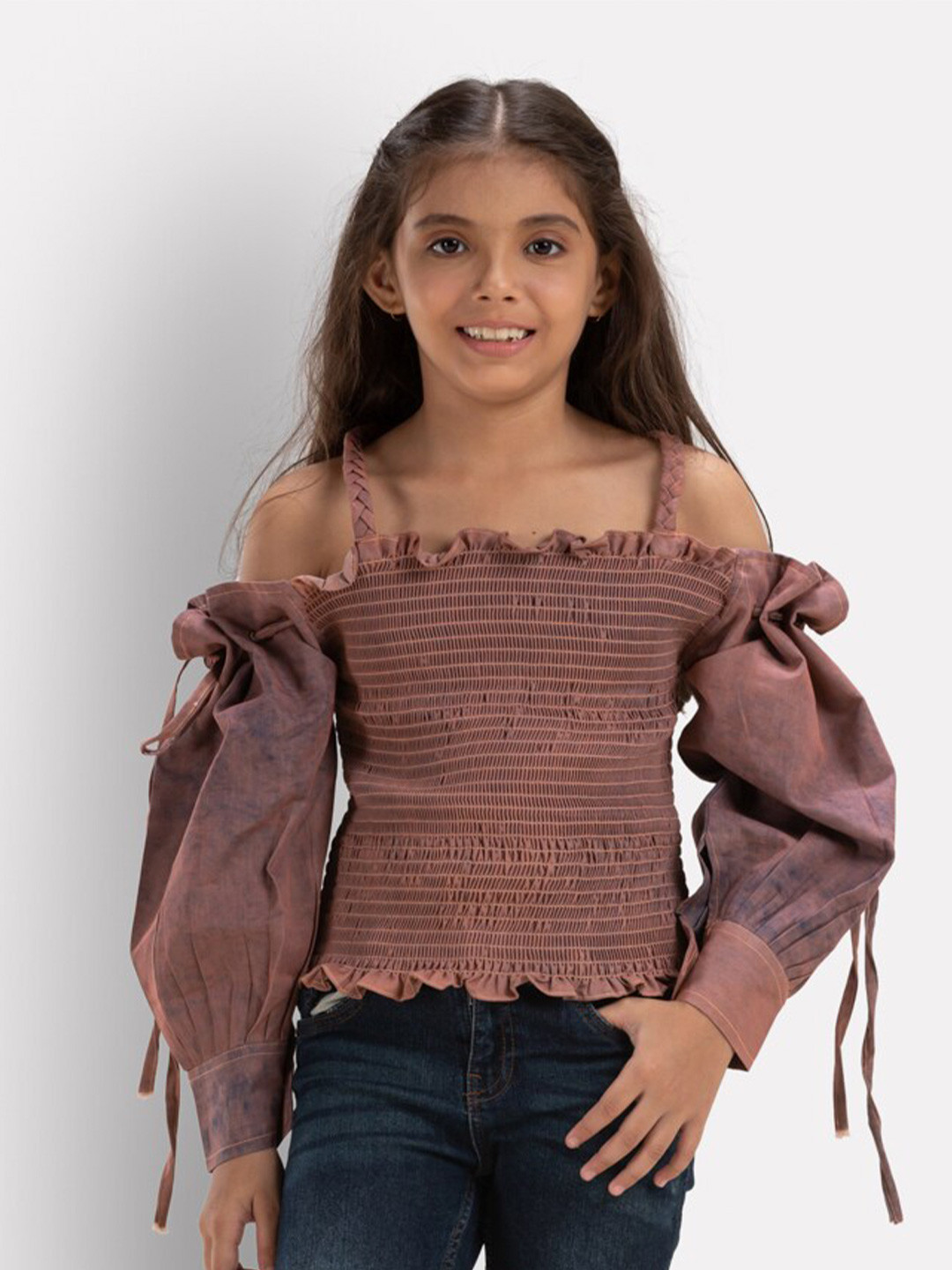 Growing Tree Girls Pink Pure Cotton Top