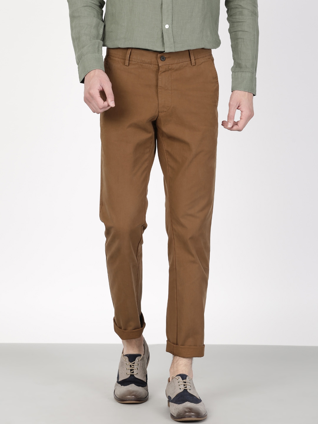 Buy SIMON CARTER LONDON Men Grey Slim Fit Formal Trousers online   Looksgudin