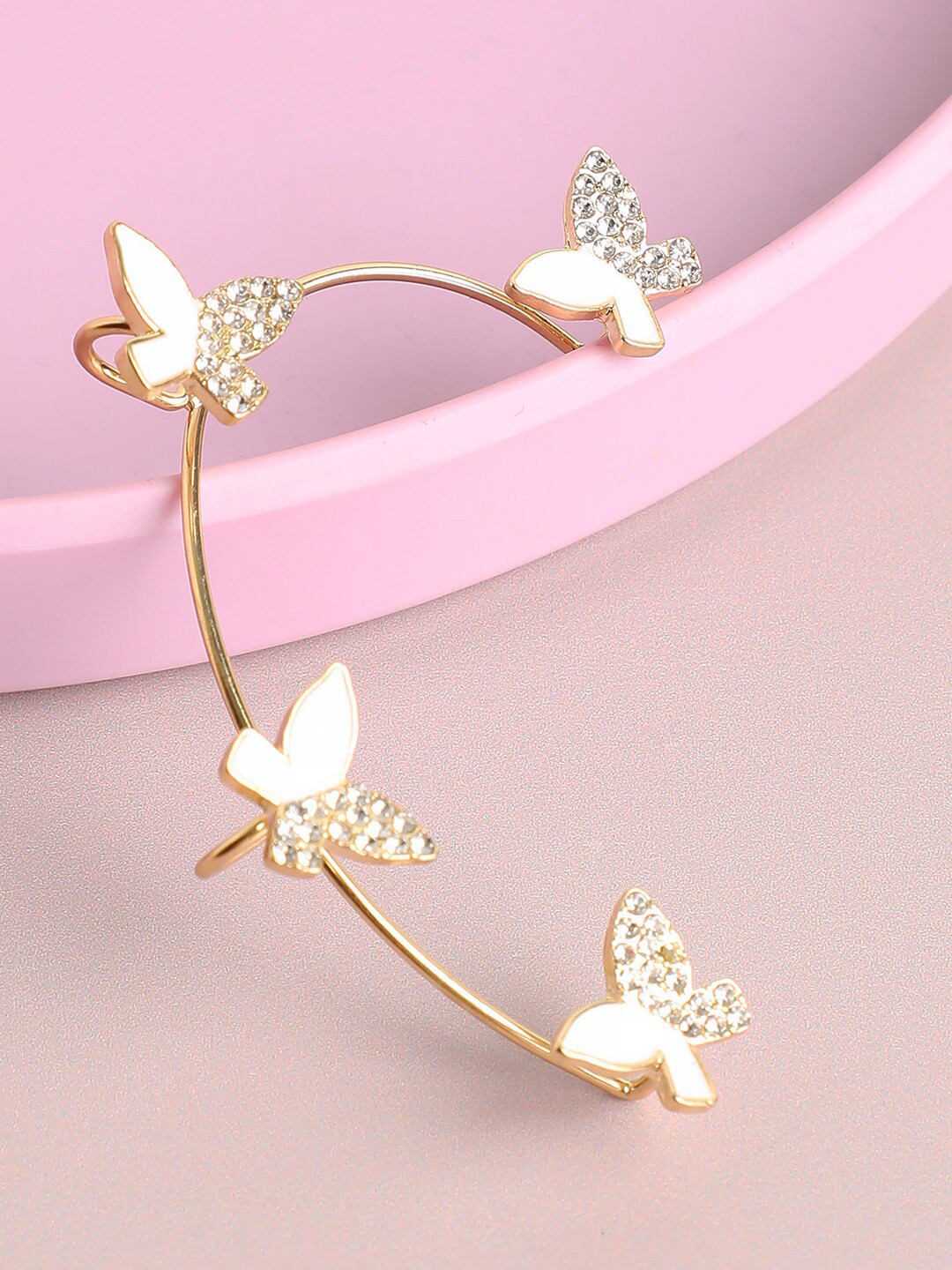 SOHI Contemporary Ear Cuff Earrings