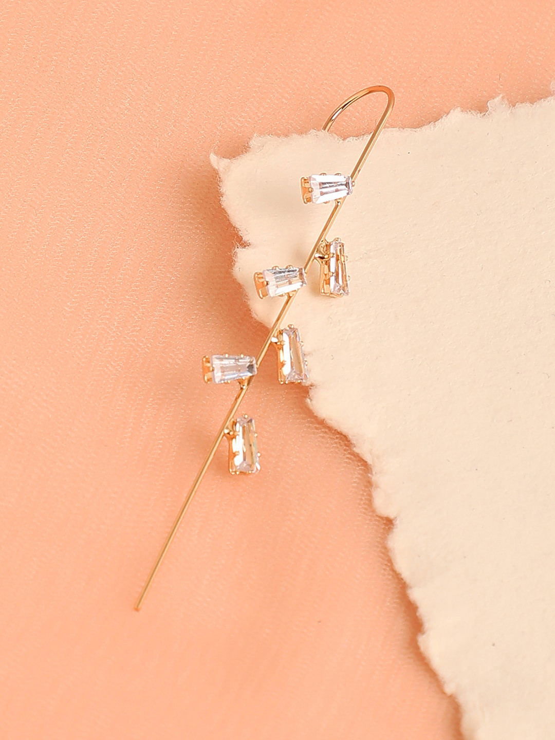 SOHI Contemporary Ear Cuff Earrings