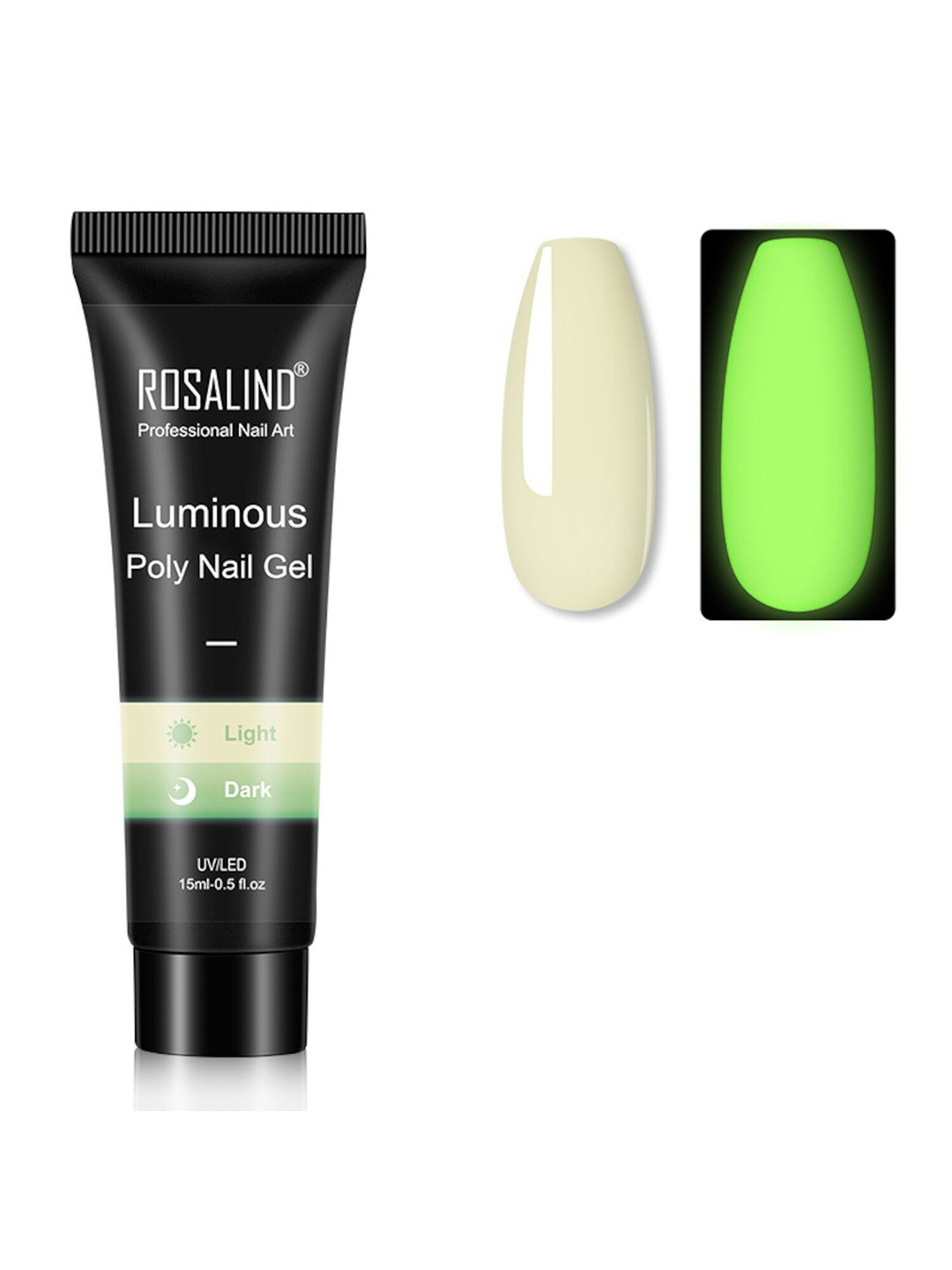 ROSALIND Poly Gel Quick Building Acrylic UV Luminous Nail Builder 15 ml - Nude Pink 05