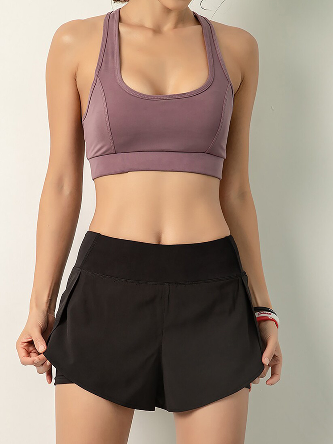 JC Collection Women High-Rise Training or Gym Shorts