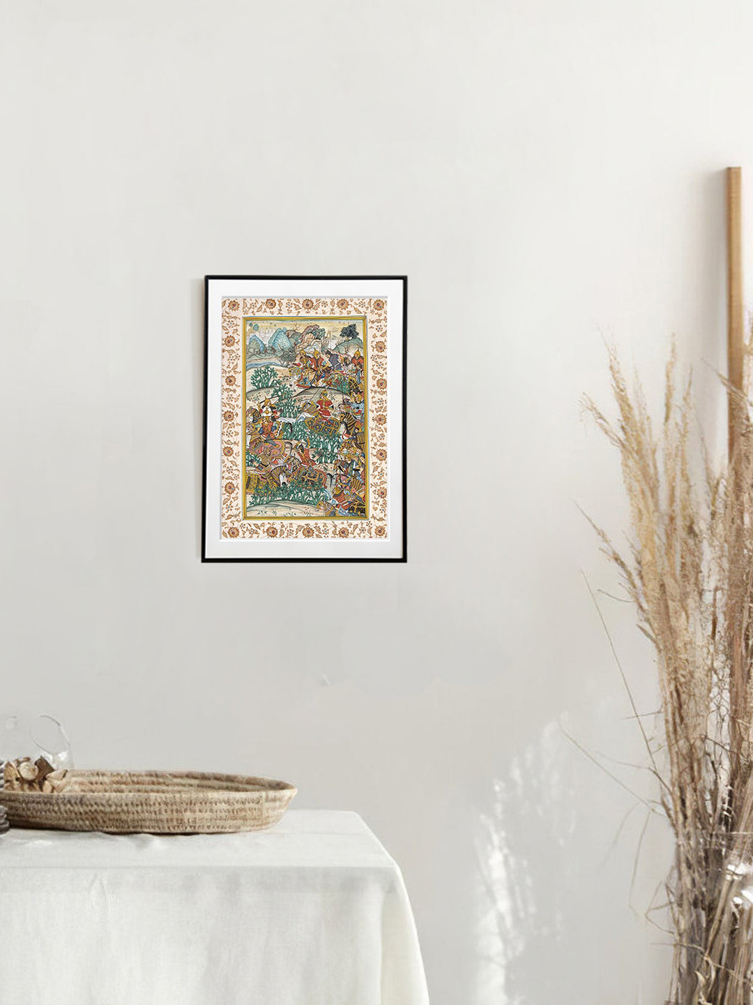 Exotic India Paper Wall Rectangle Paintings Wall Art - 10 x 7 In