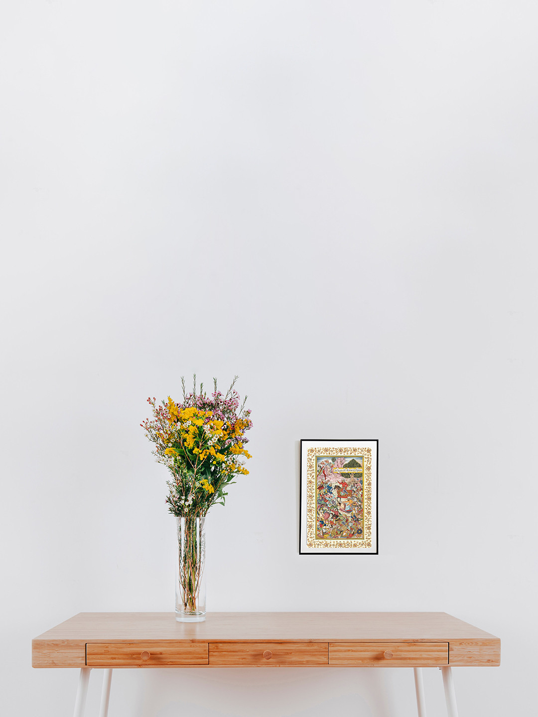 Exotic India Paper Wall Rectangle Paintings Wall Art 7 x10 In