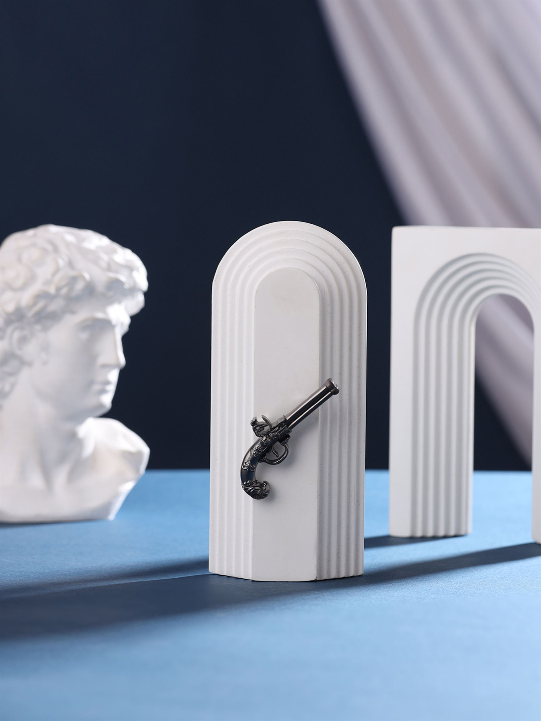 COSA NOSTRAA Men Metallic Toned Terminator Lapel Pin