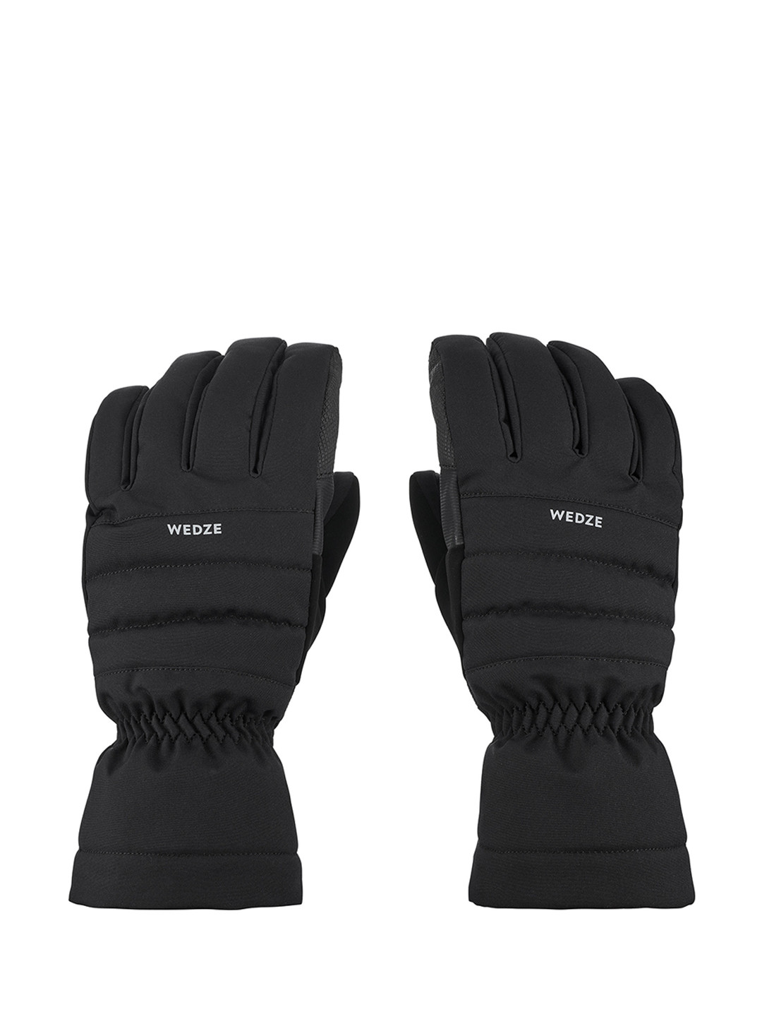 Decathlon WEDZE Adult Unisex Black Waterproof & Snowproof Winter Skiing Gloves