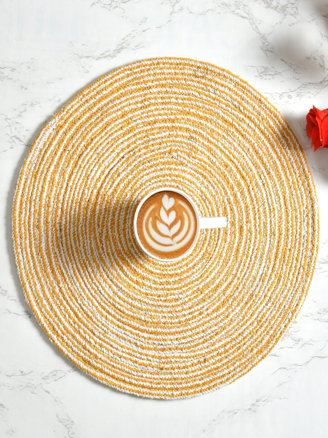 Homefab India Yellow Table Placemats