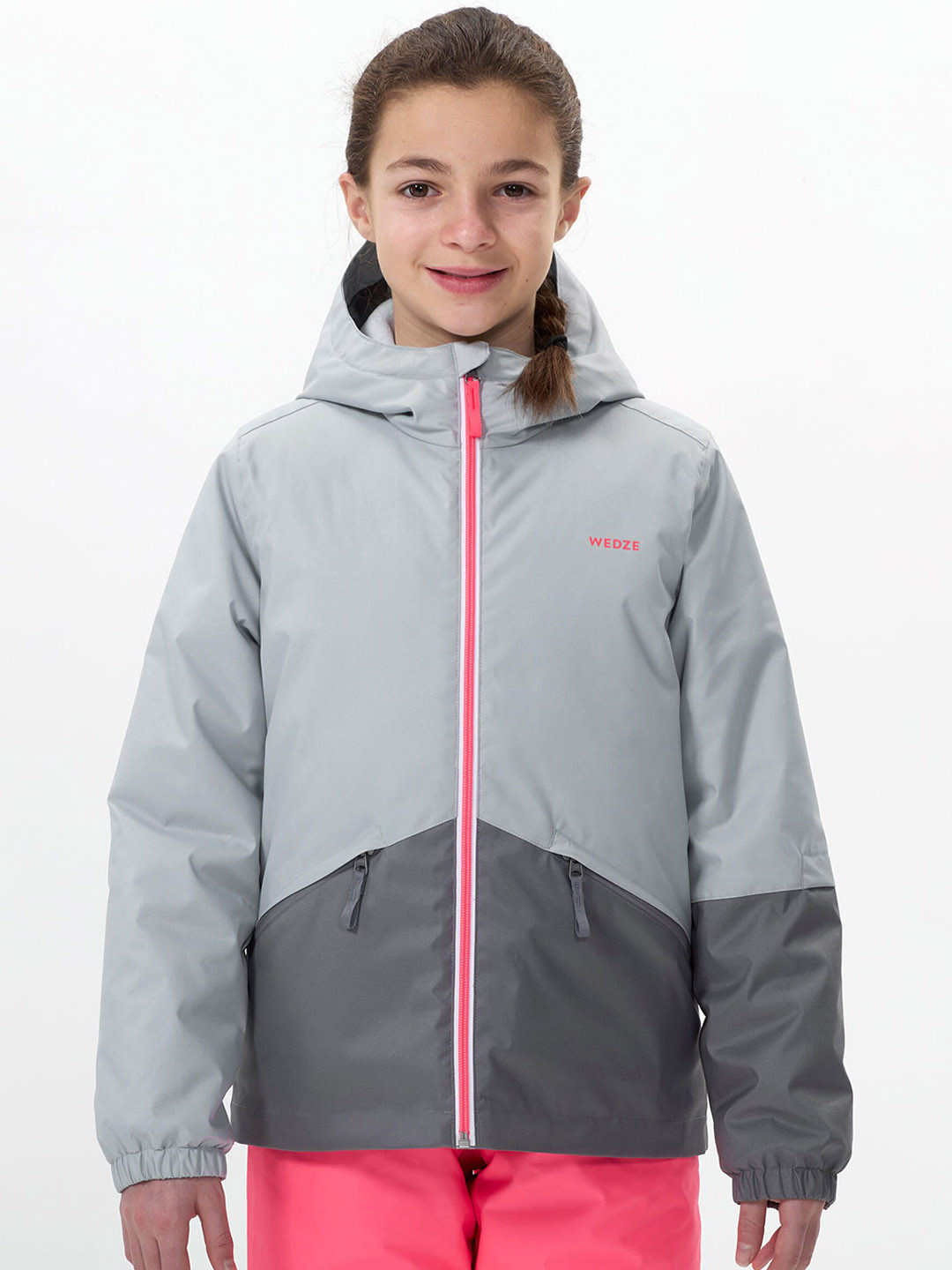 Decathlon Wedze Unisex Colourblocked Water Resistant Outdoor Skiing Padded Jacket