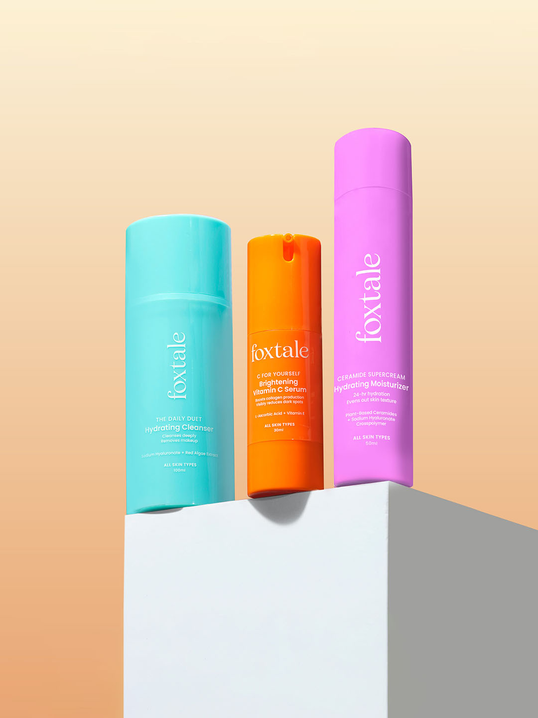 FoxTale Hydrating Gentle Face Wash and Makeup Remover with Hyaluronic Acid-300 ml