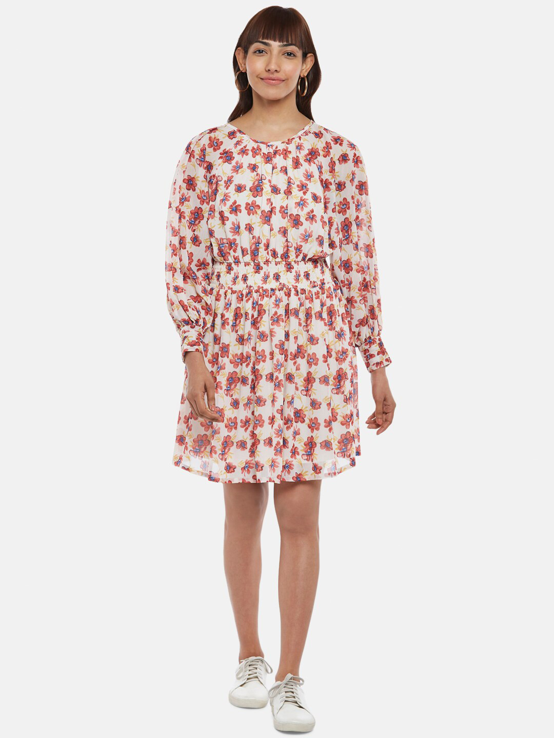 People White Floral Dress