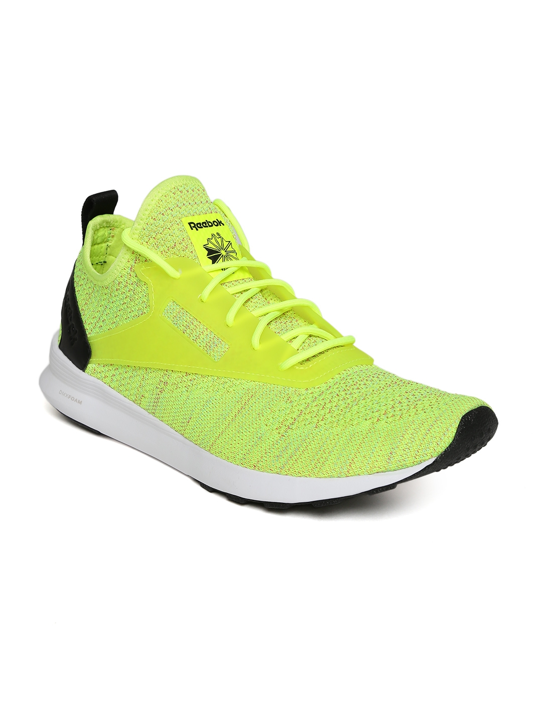 Men Fluorescent Green Running Shoes 