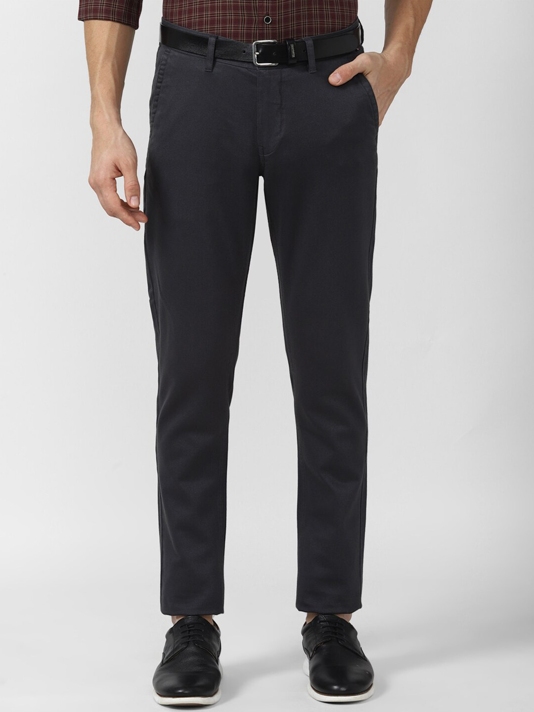 Van Heusen Sport Men Black Casual Trousers