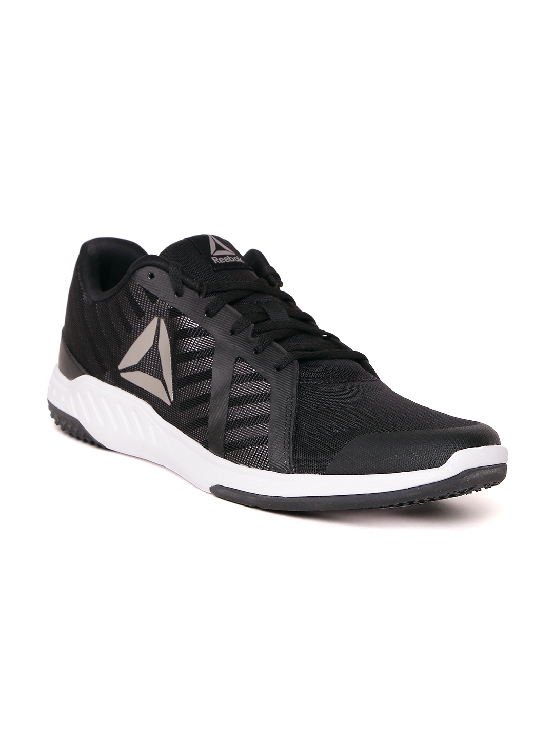 reebok men black training shoes