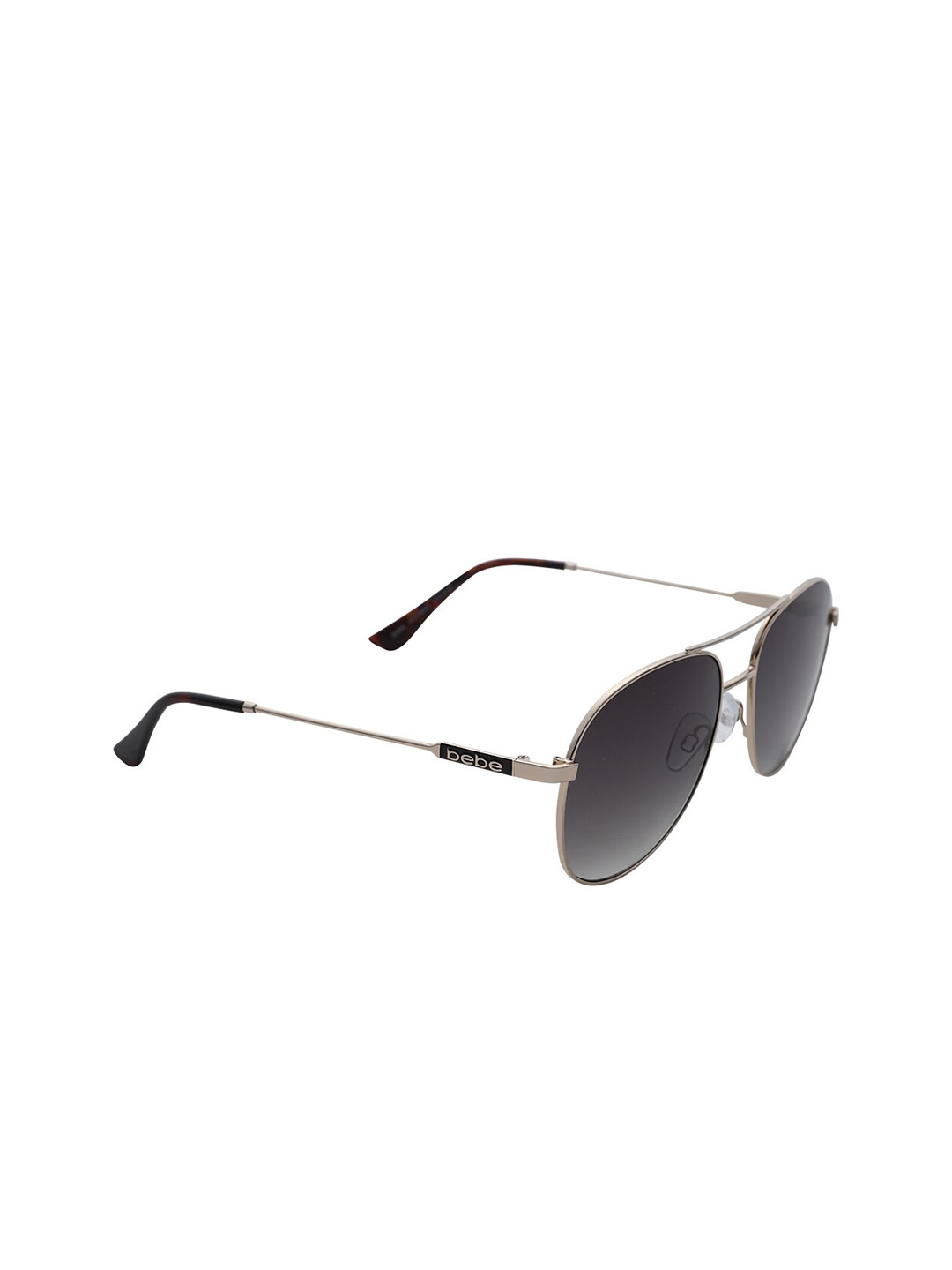 bebe Women Green Lens & Gold-Toned Aviator Sunglasses with UV Protected Lens