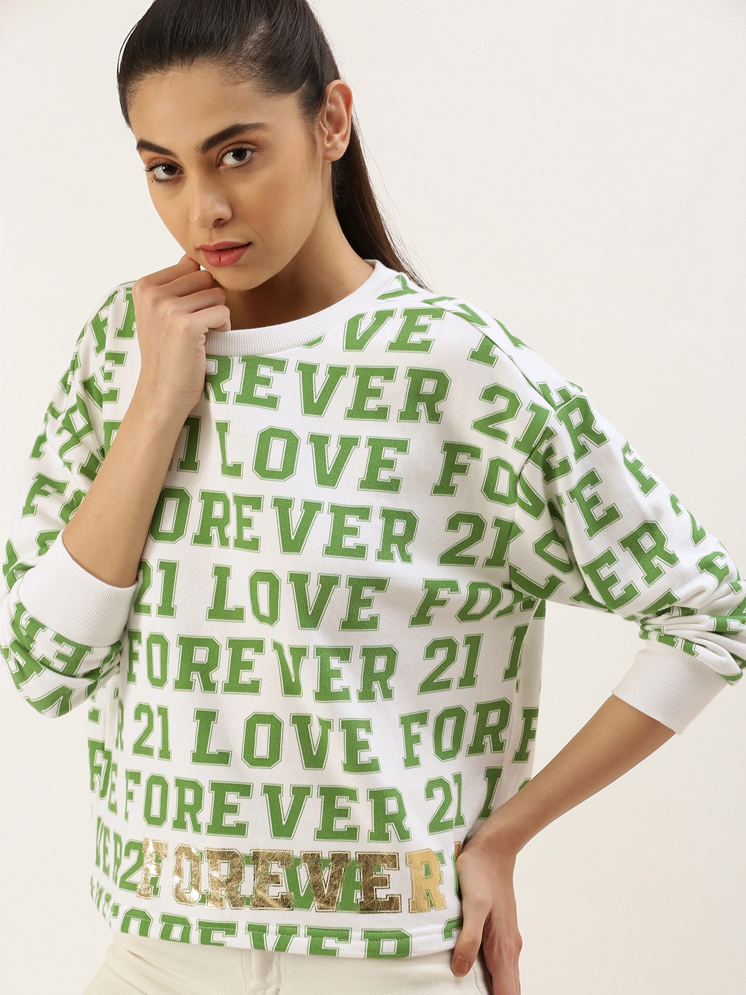Love sweatshirt forever hotsell 21