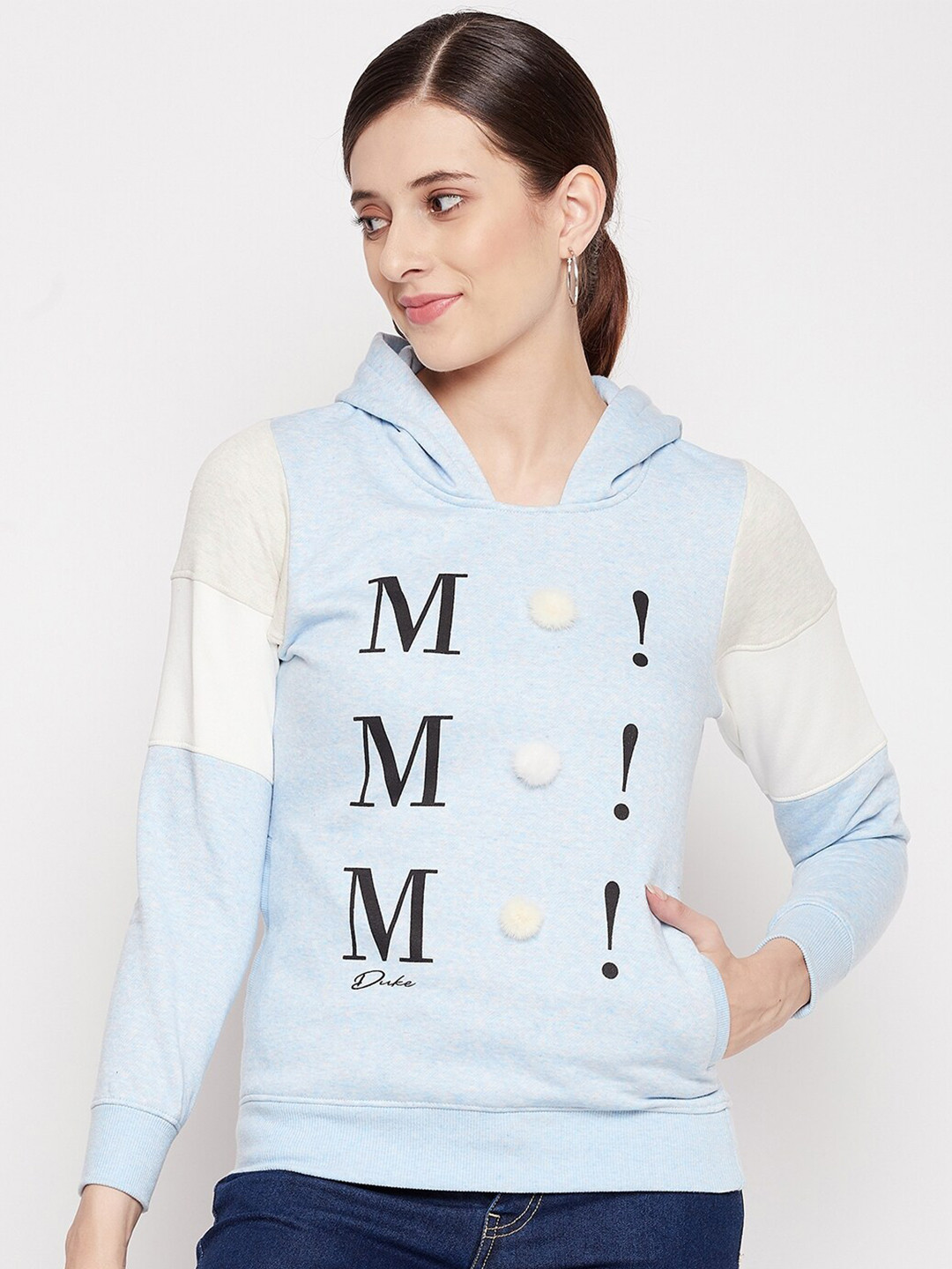 Duke Women Printed Hooded Sweatshirt