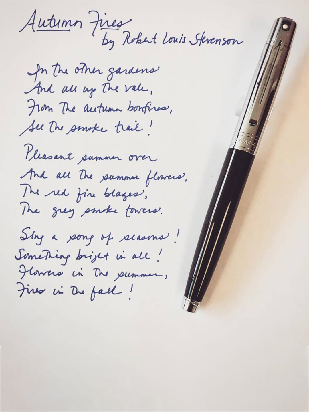 Sheaffer Black with Chrome Plated Trim E9314 Gift300 Rollerball Pen