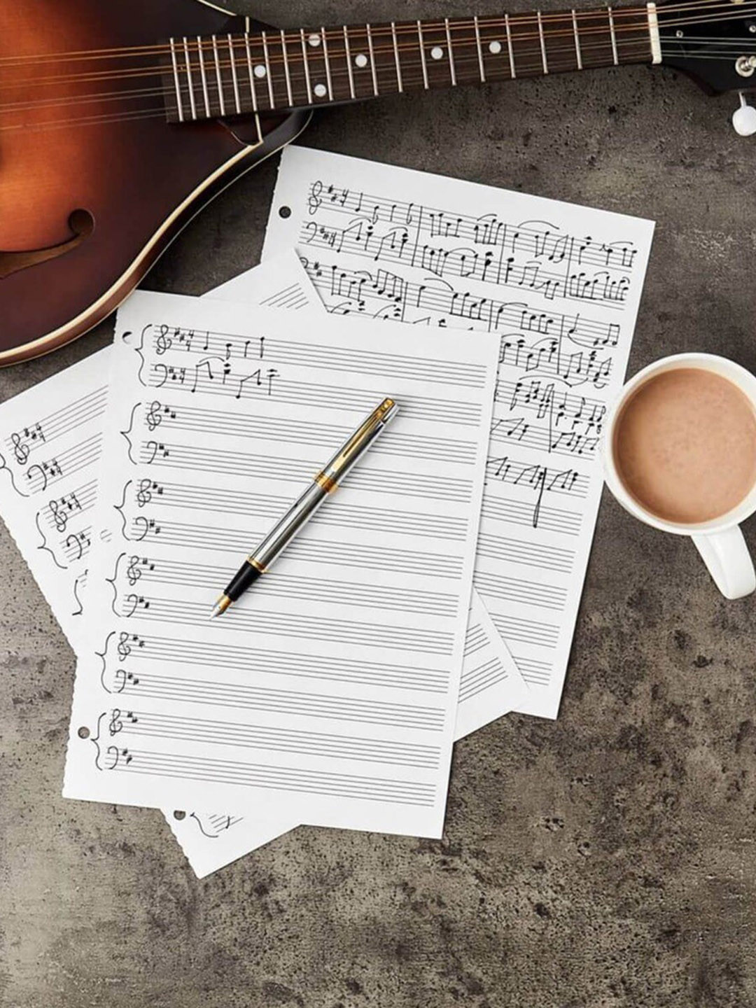 Sheaffer Chrome with Gold Trim E9342 Gift300 Medium Nib Fountain Pen