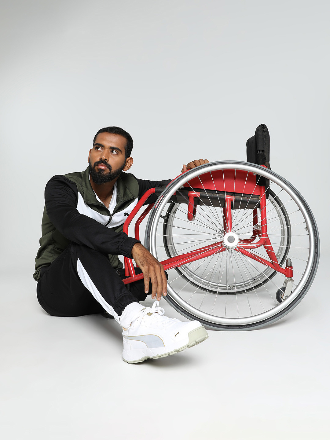 Puma Men Regular Fit CR Tracksuit II Sports Tracksuit