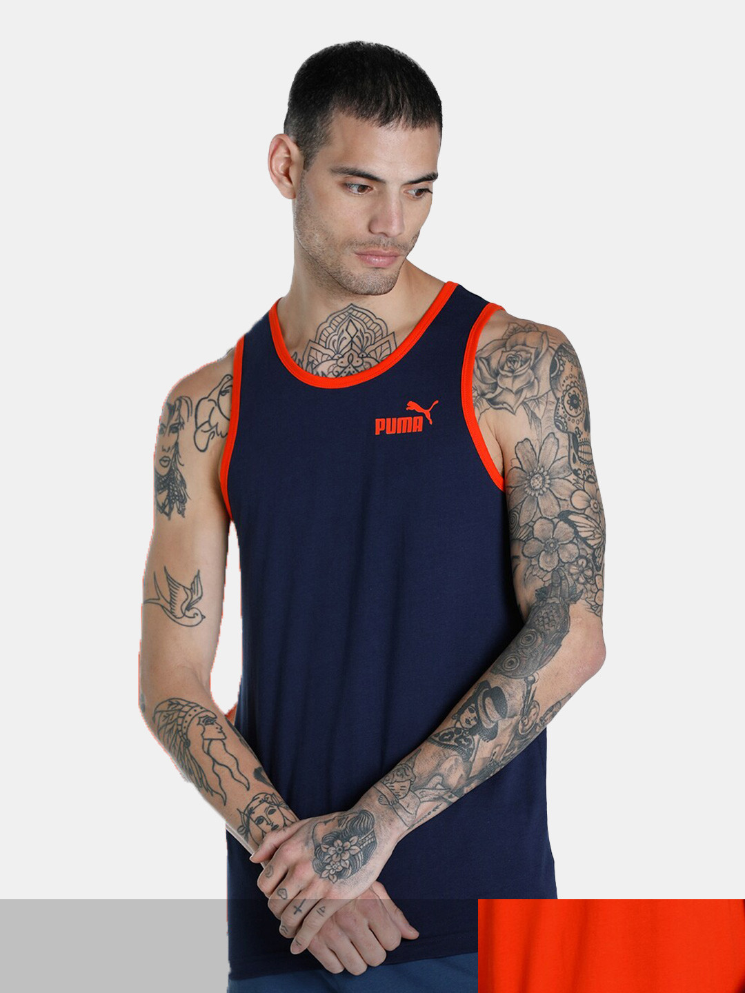 Puma Men Contrast T-shirts Pack of 2