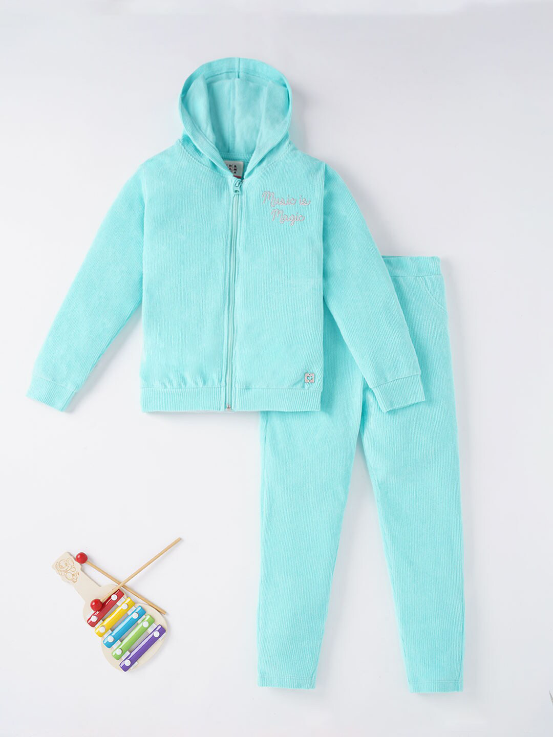 Ed-a-Mamma Girls Blue   Coat with Trousers