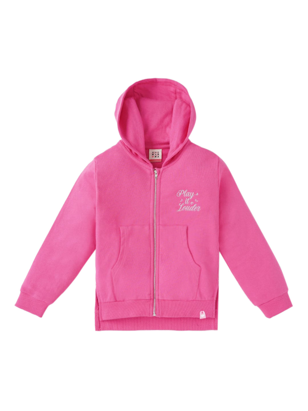Ed-a-Mamma Girls Pink Puffer Jacket
