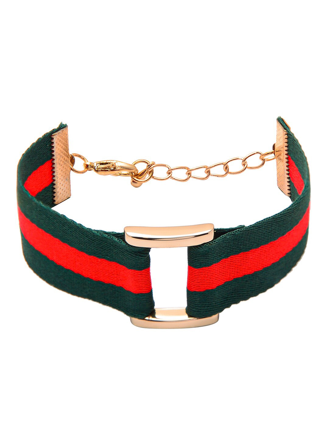 Shining Jewel - By Shivansh Women Green & Red Strap Bracelet