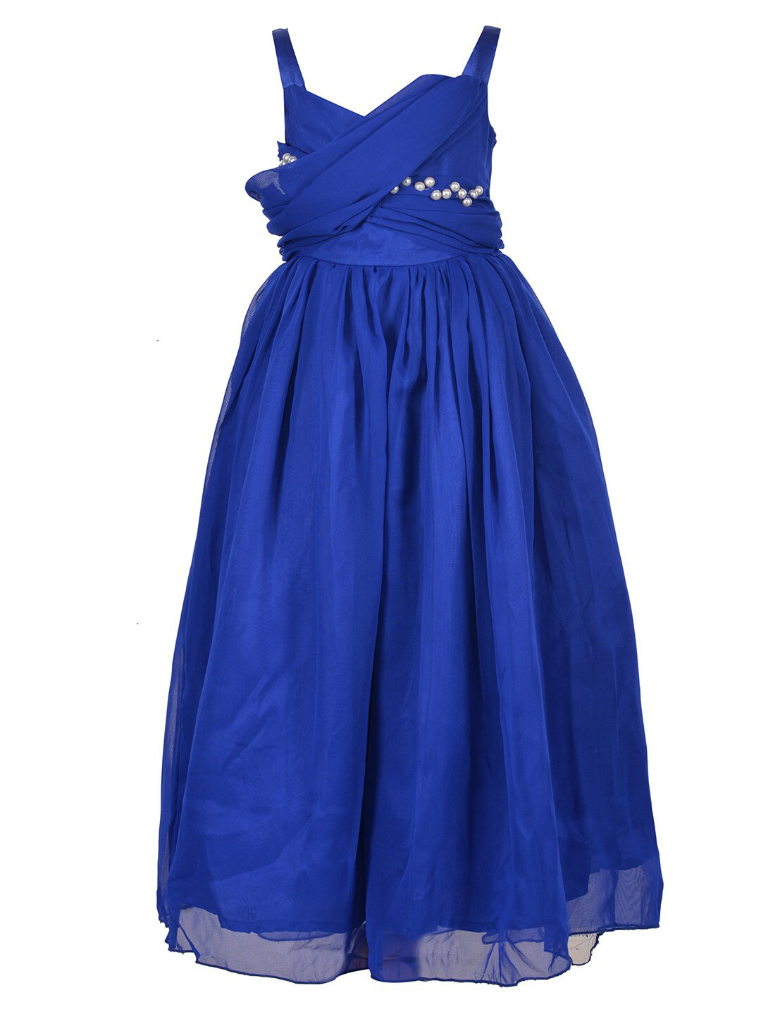 Samsara Couture Girl Violet Applique Net Maxi Dress