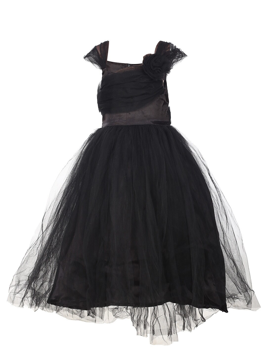 Samsara Couture Black Net Dress