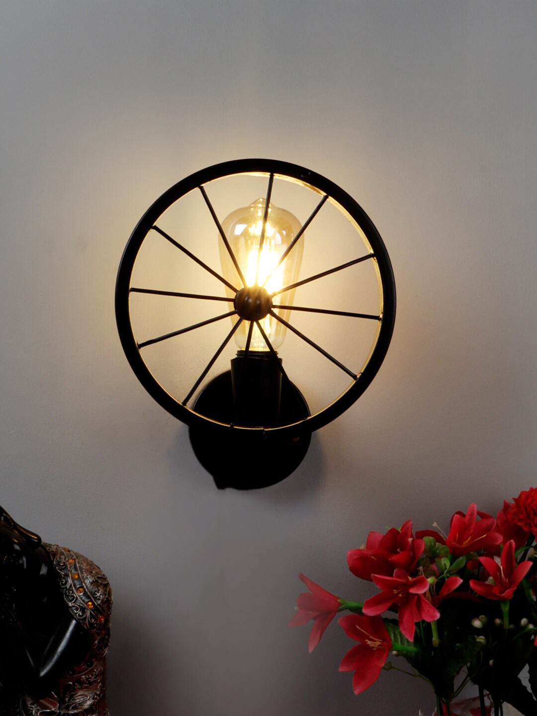 Foziq Black Contemporary Wall Lamps