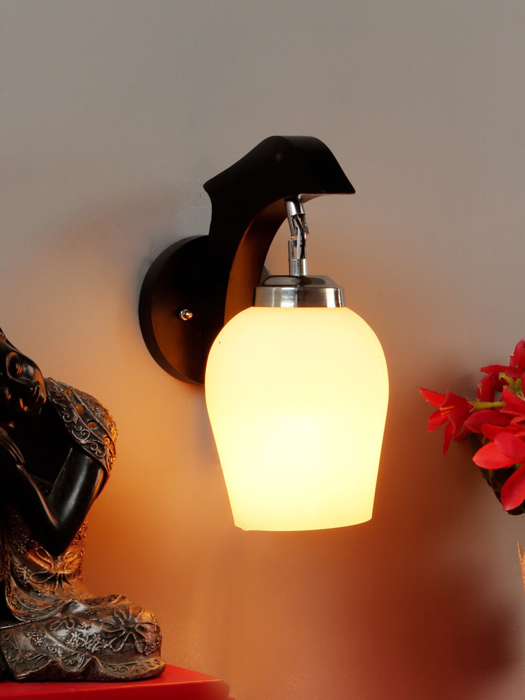 Foziq Black & Silver Wall Lamps