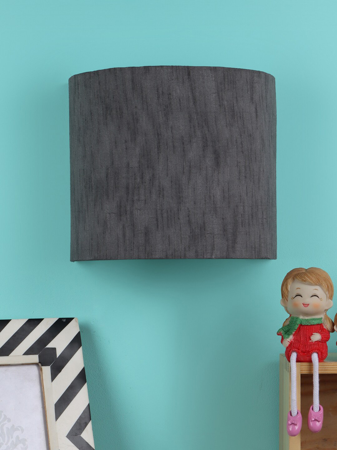 Foziq Grey Textured Wall Lamp