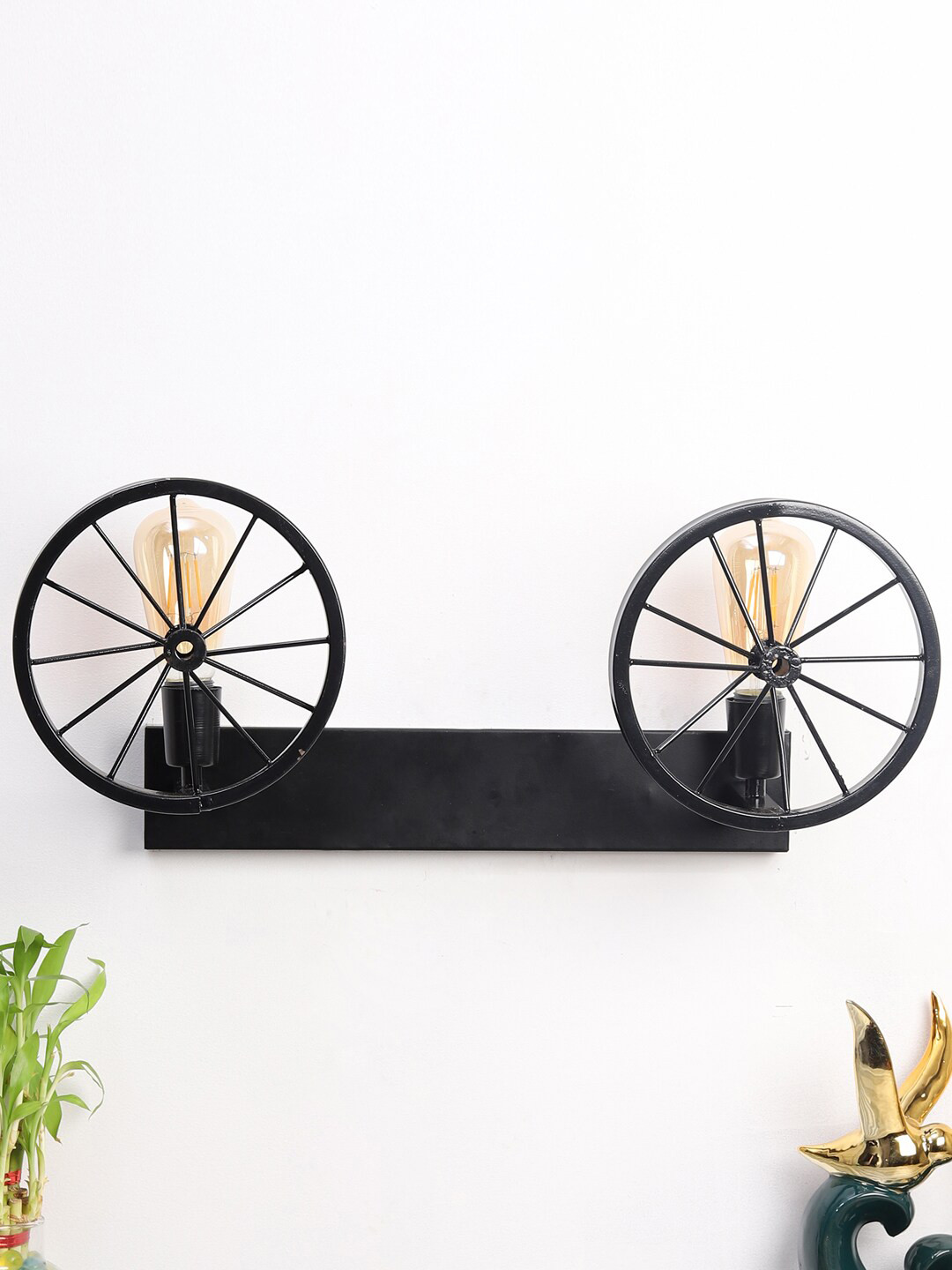 foziq Brown Industrial Side Wall Lamps