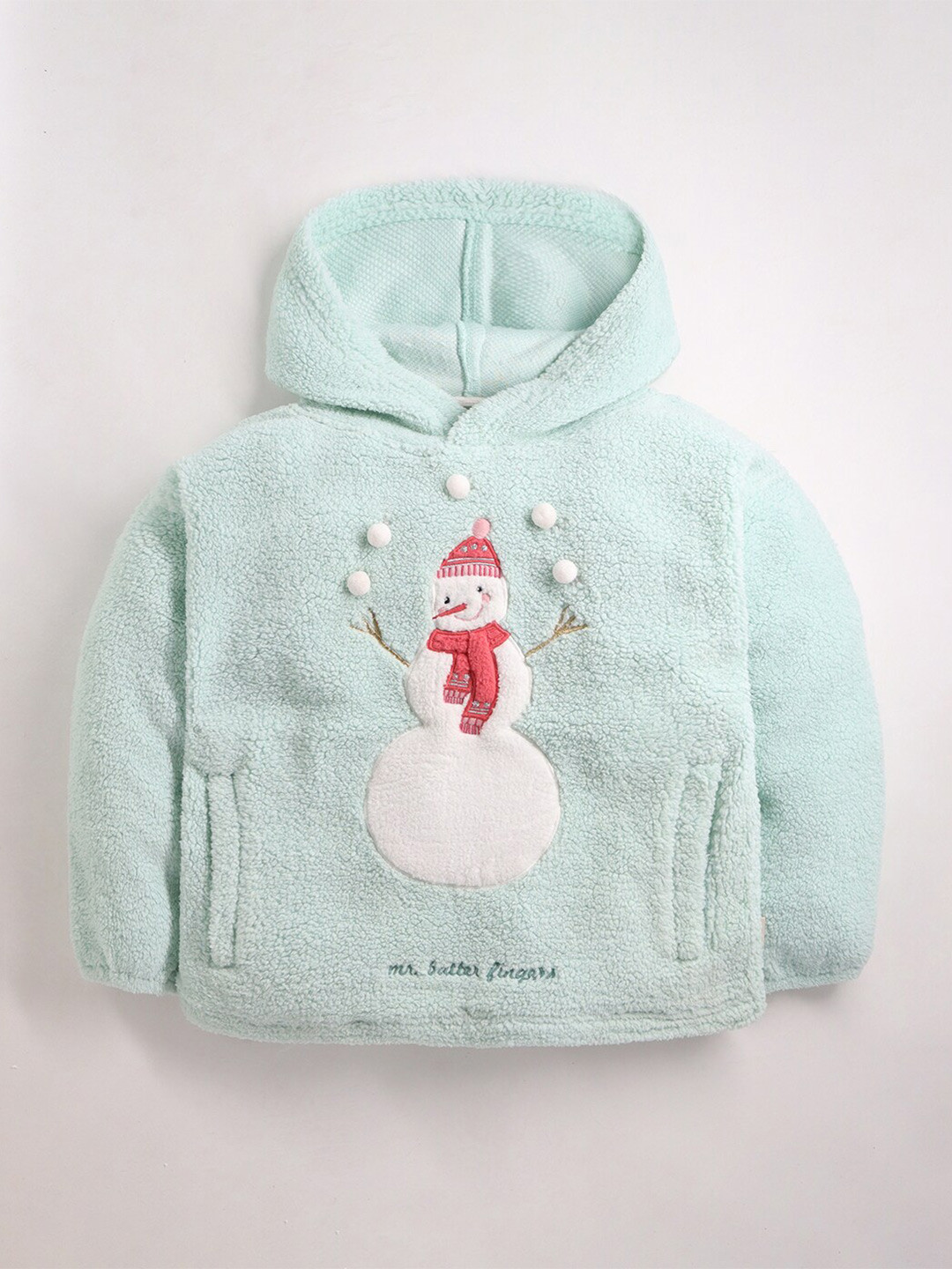 Cherry Crumble Unisex Kids Embroidered Hooded Sweatshirt