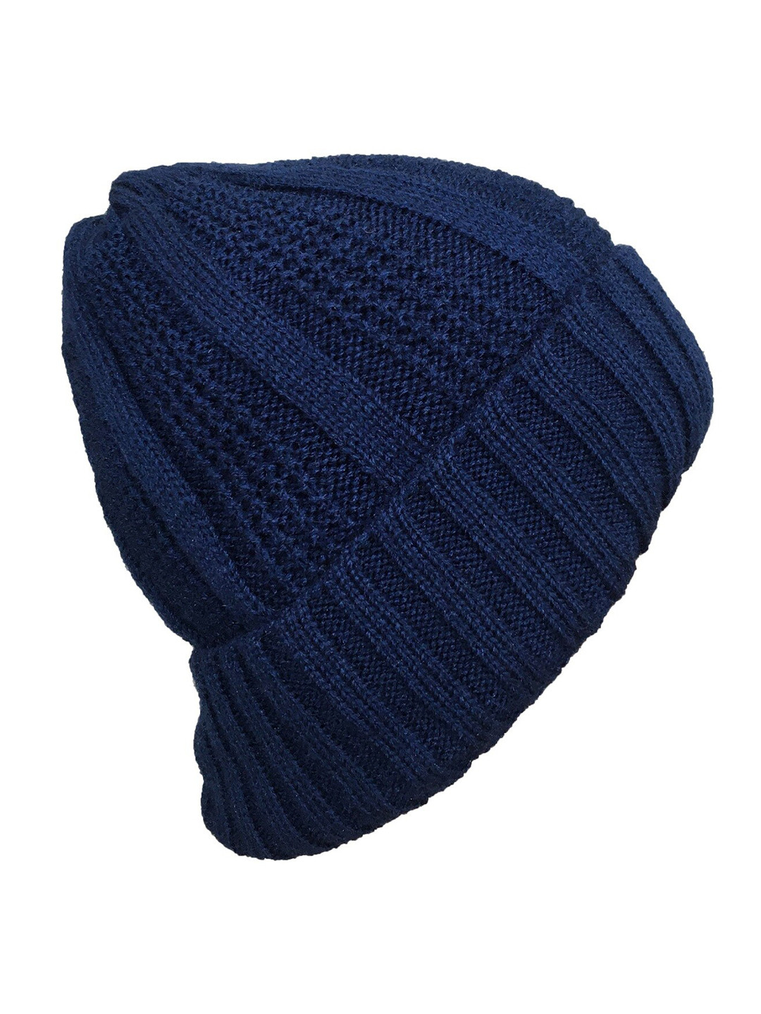 Gajraj Unisex Blue & Black Beanie